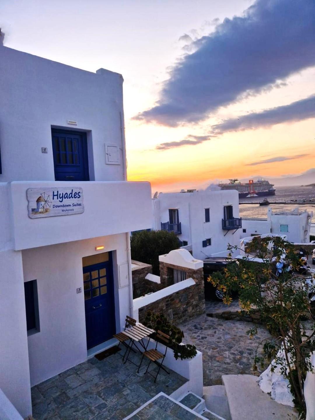 Hyades Mykonos Apartments&Studios Mykonos Town Exterior foto