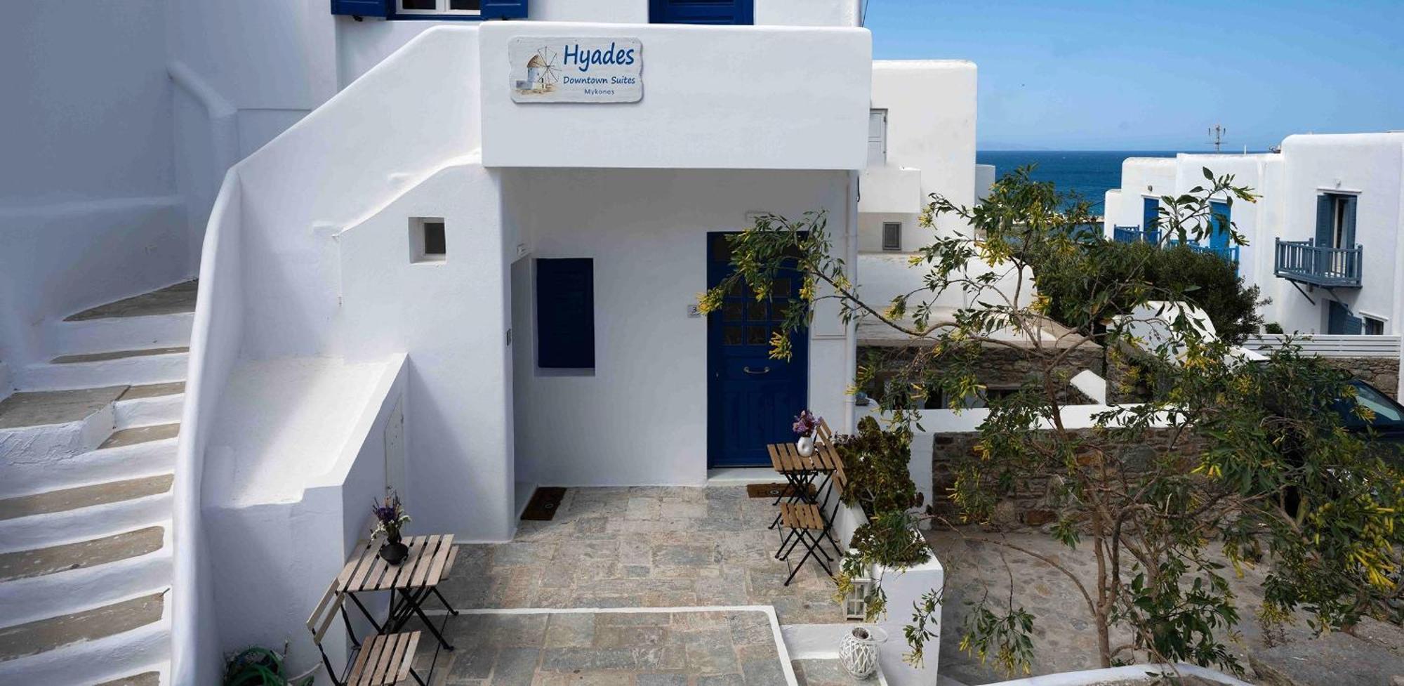 Hyades Mykonos Apartments&Studios Mykonos Town Exterior foto